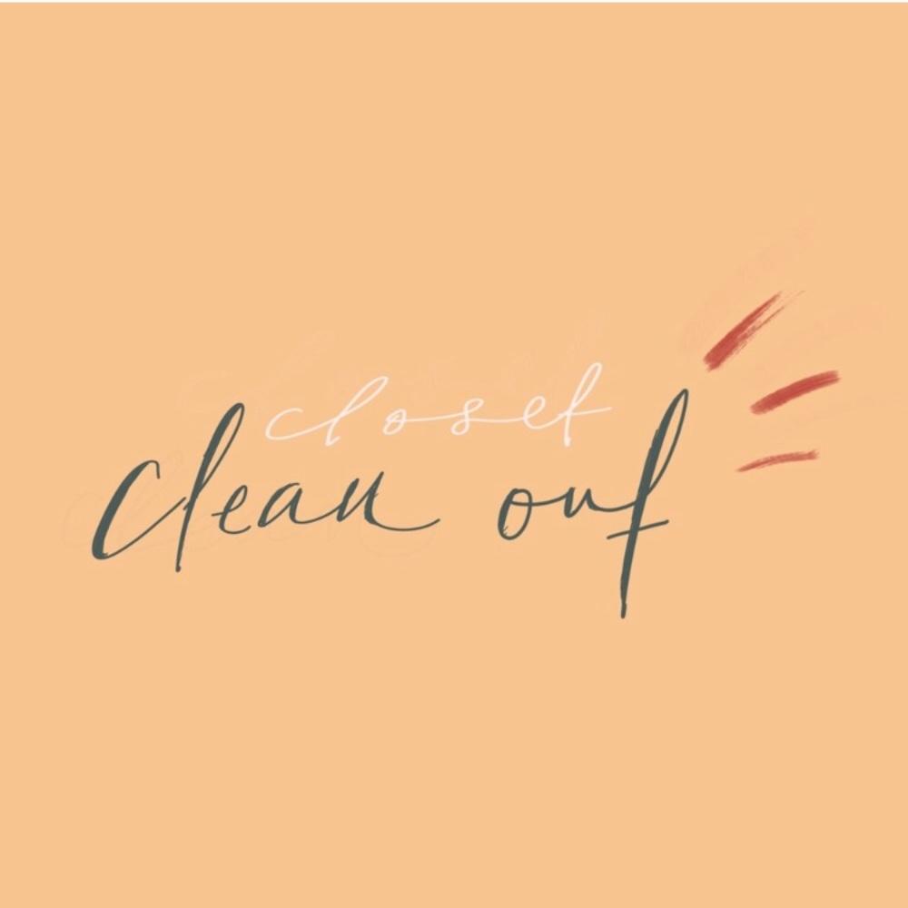 CLOSET CLEAN-OUT ♥️